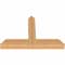 Ekena Millwork Portland Timber Gable Bracket, Western Red Cedar, 48"W x 32"H x 5 1/2"D x 5 1/2"F, 16/12 Pitch GBW048X32X0606POR00SWR - alternate 3